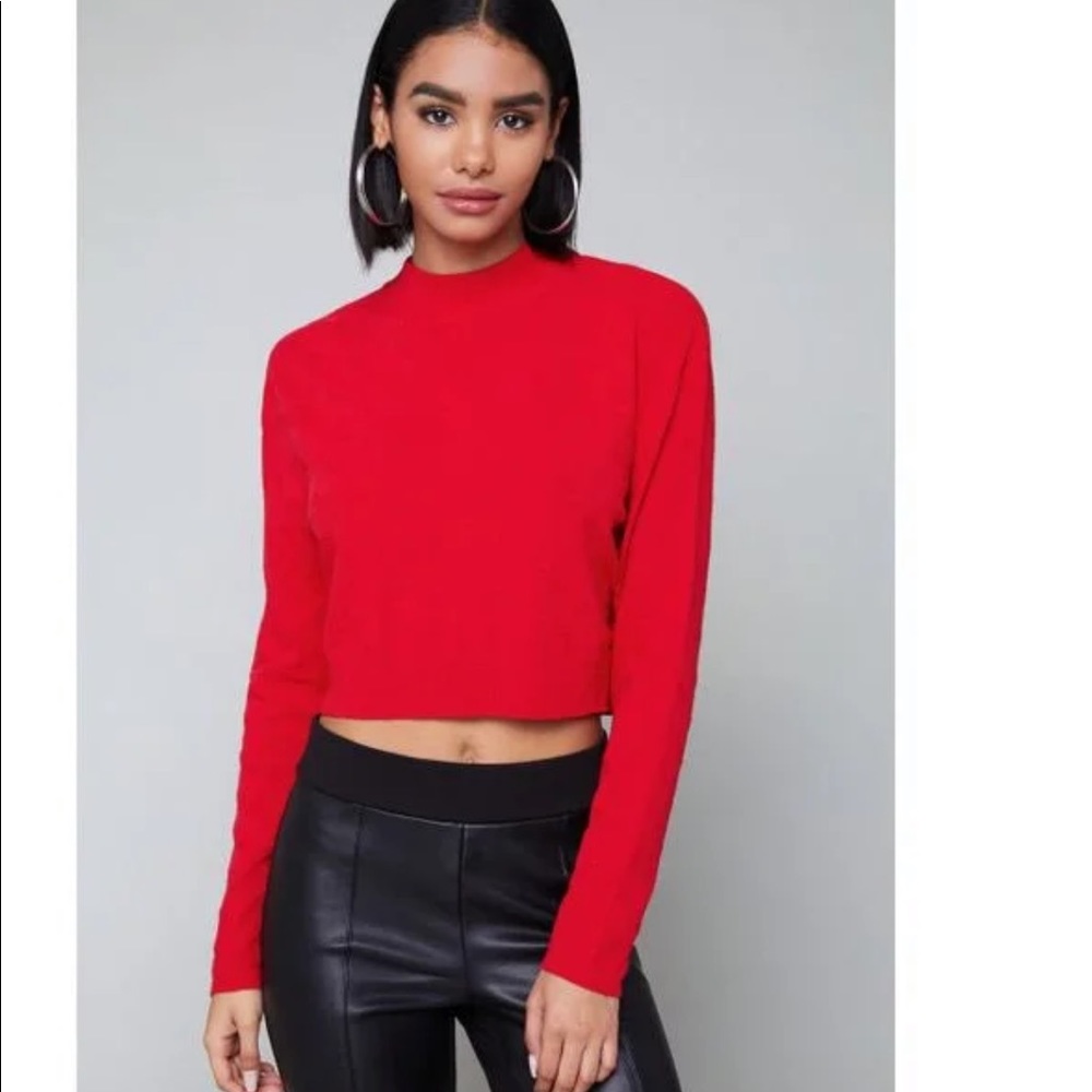 Women's Red Britney Pullover Sweater